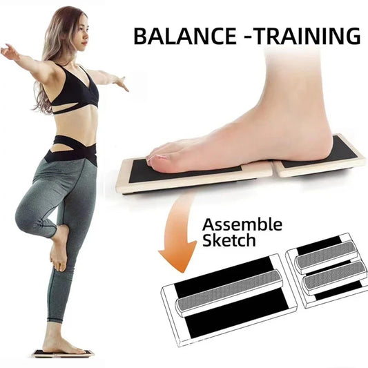 Wooden Foot Trainer Balance Board For Ballet Pilates Balance Training