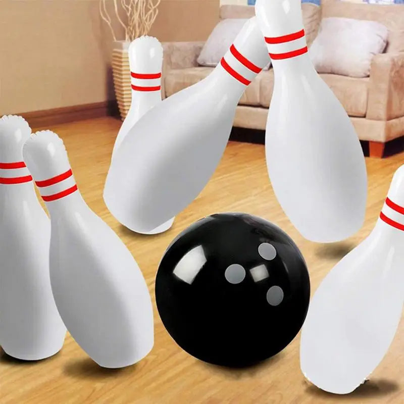 Inflatable Bowling Set Giant Outdoor Lawn Yard Game