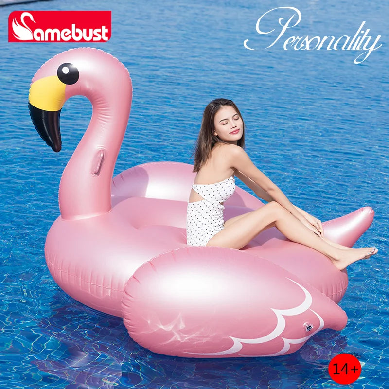 Inflatable Flamingo Swimming Float