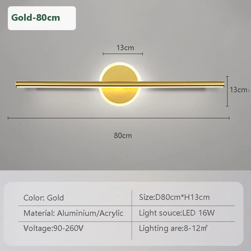 Modern LED Wall Lamp Mirror Front Light