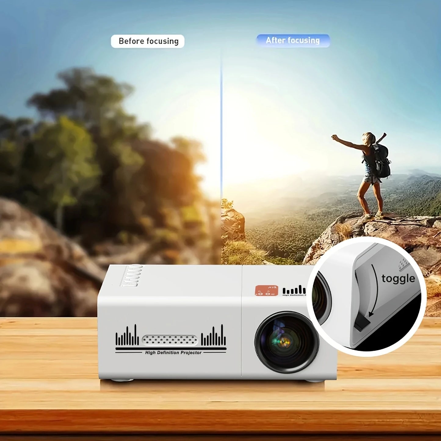 Projector1080P Video Playback Mini Home Theater