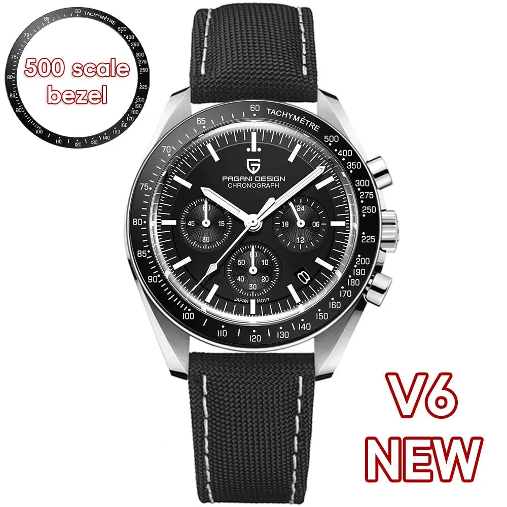 Moon Watch Mens Quartz Chronograph