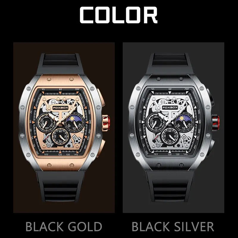 Waterproof Military Quartz Chronograph Wristwatch