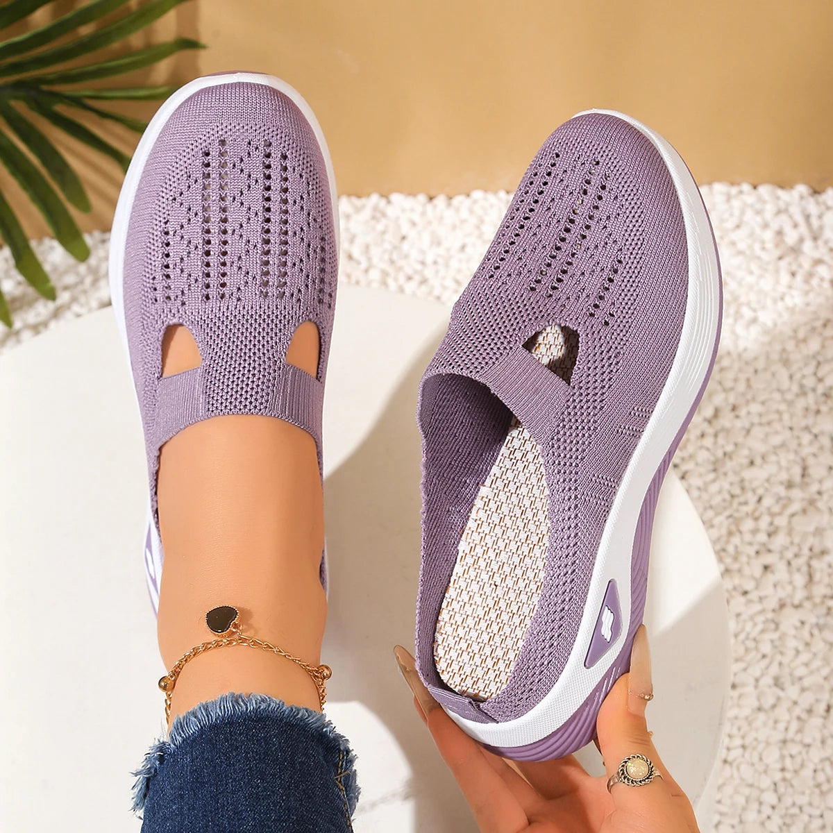 Comfortable Half Slipper Women's Shoes