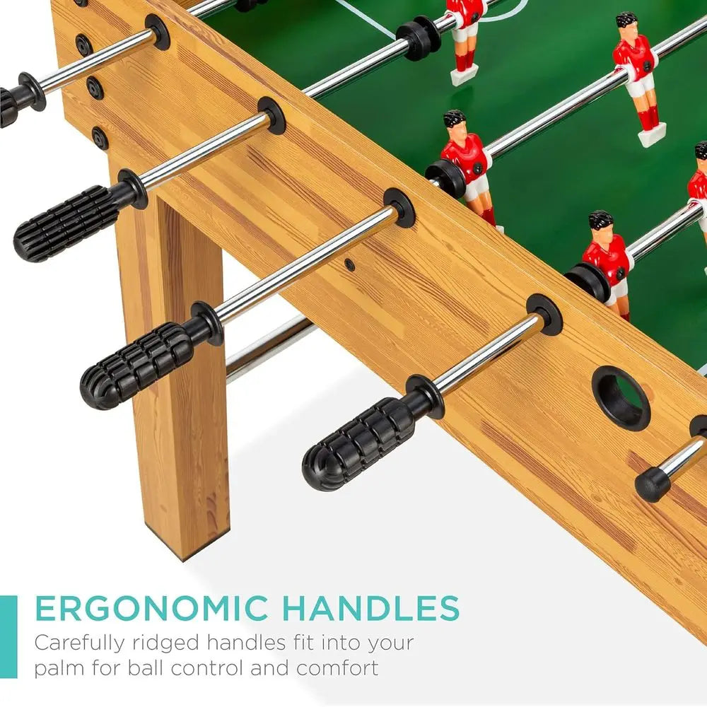 Competition Sized Foosball Table w/ 2 Balls, 2 Cup Holders
