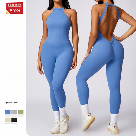 Female one-piece yoga wear