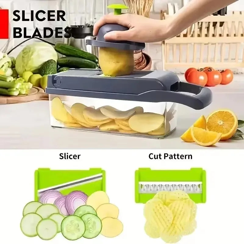 14/16 in 1 Multifunctional Vegetable Chopper