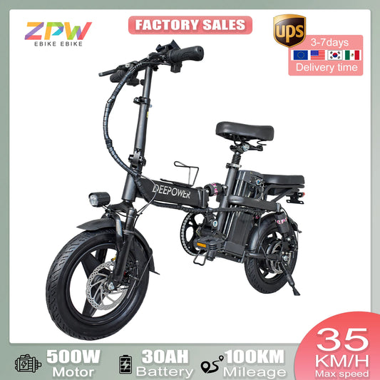 ebike 400W 48V 30AH Adult Fat Tire electric bike