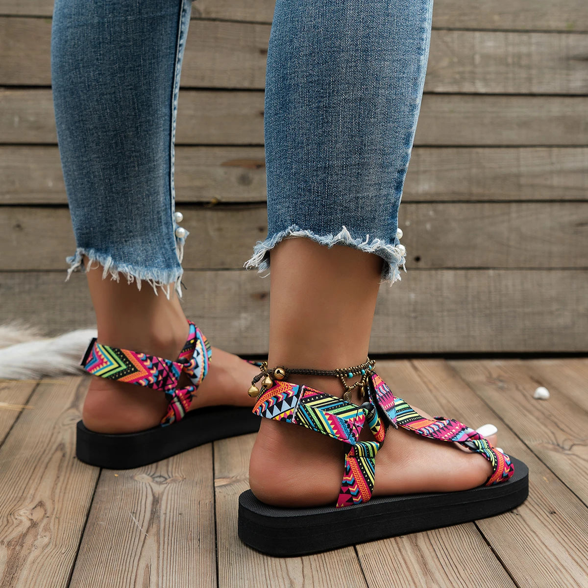 Women's Hemp Rope Beach Sandals