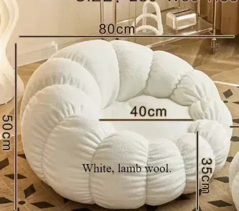 Pumpkin Lazy Single Tatami Sofa Chair