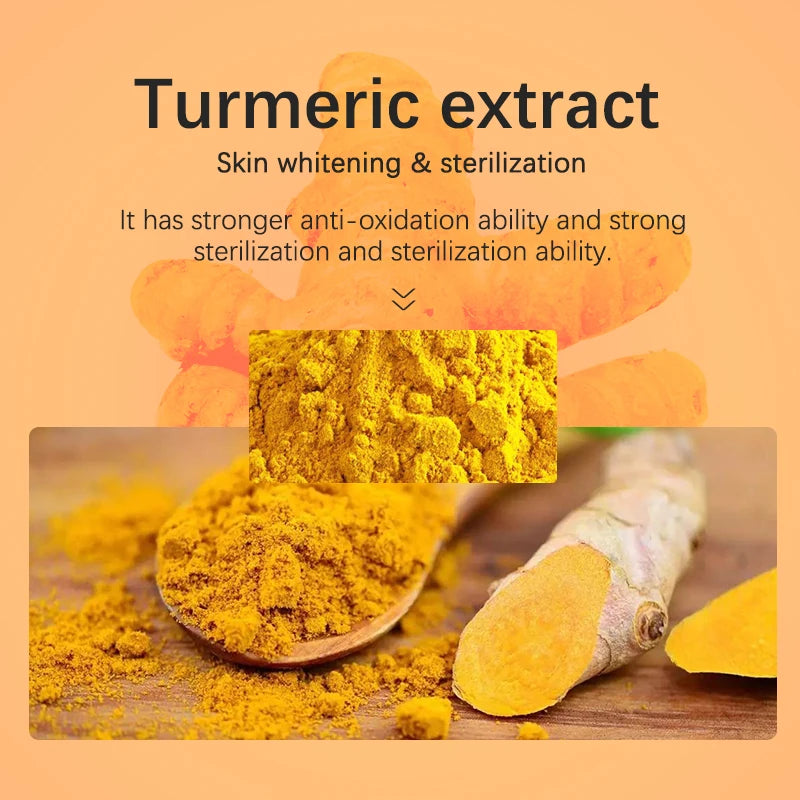 110g Turmeric Face Soap Acne Treatment Lighten Dark Spots