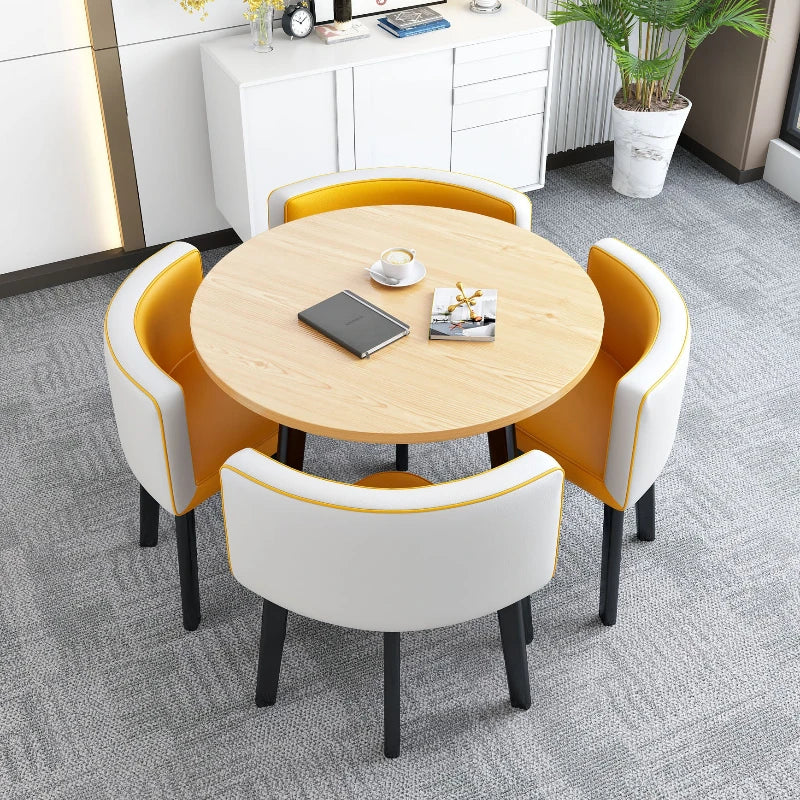 Dining Table and Chair combo Set 4 Chairs Extendable