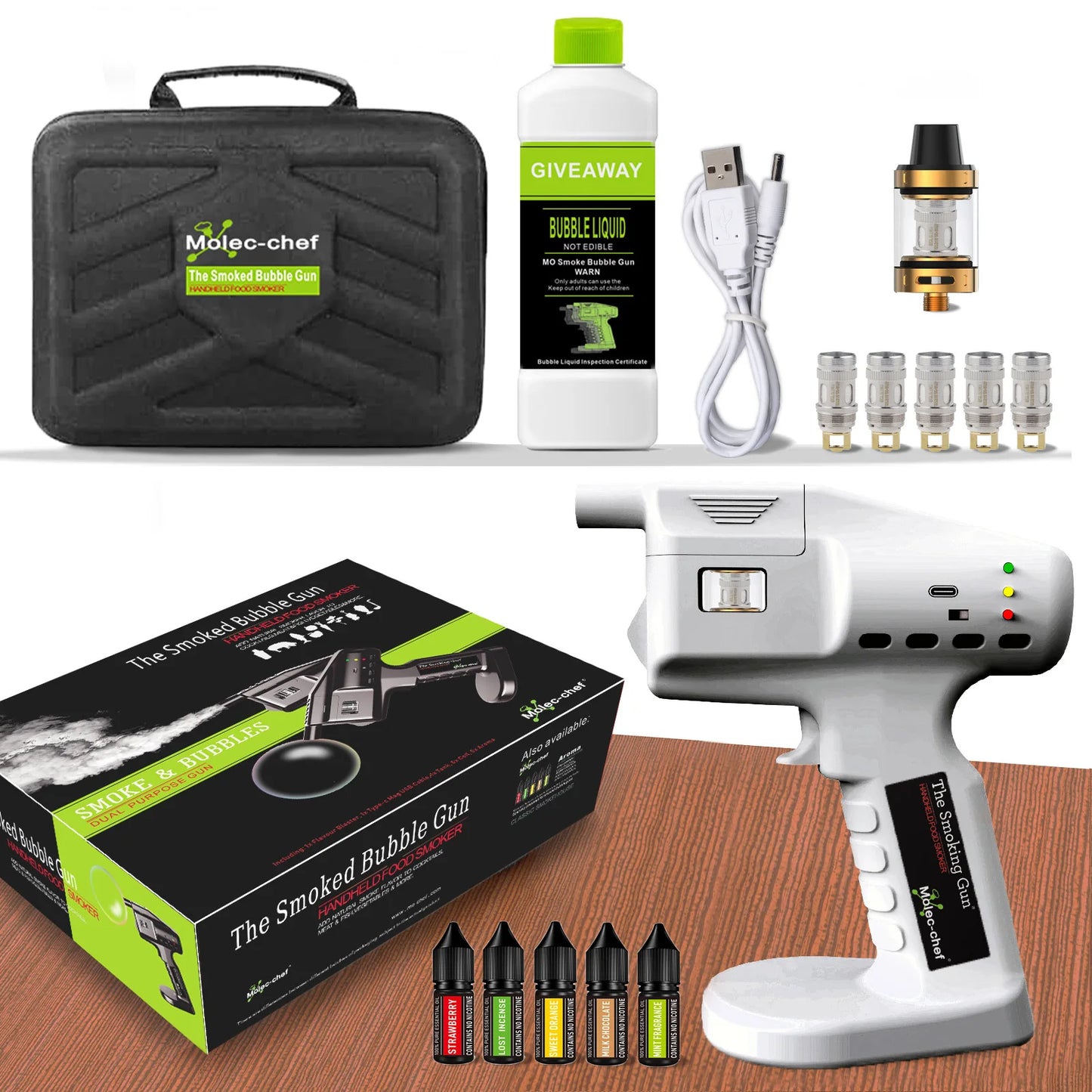Smoke Gun Cocktail Herb Extract Essential Oil Smoker