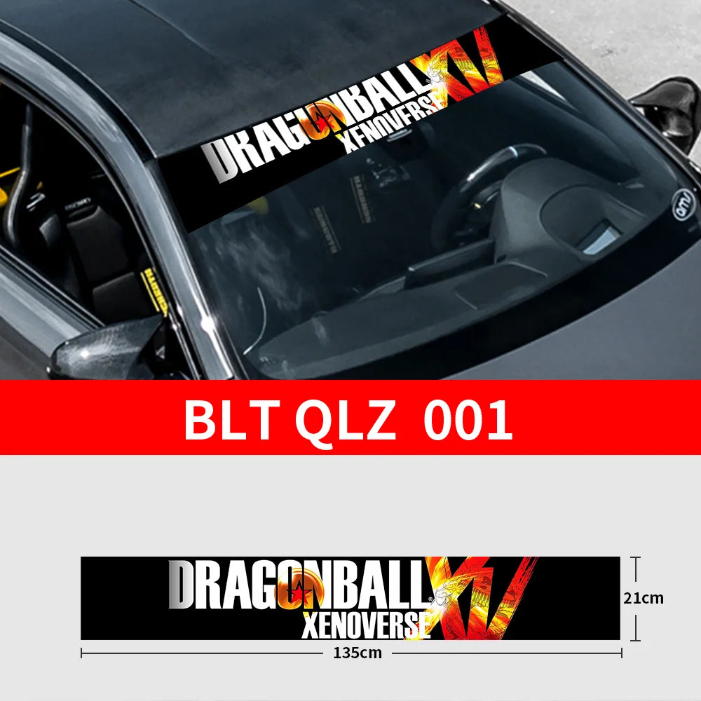 GOKU Front and Rear Decorative Sunshade Decals