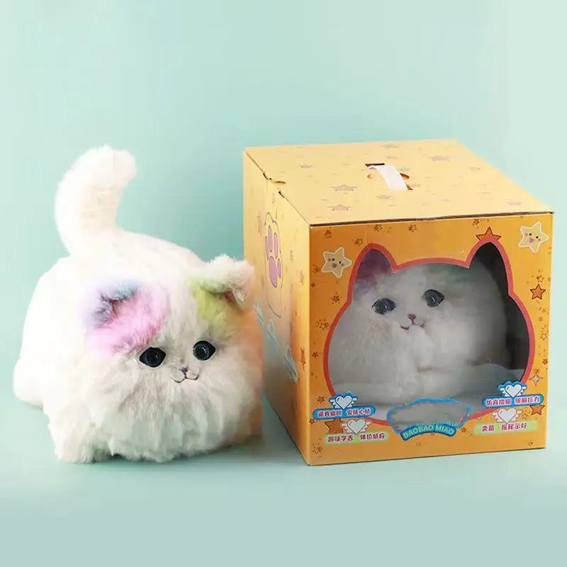 Cute Talking Cat Interactive Kids Plush Toy