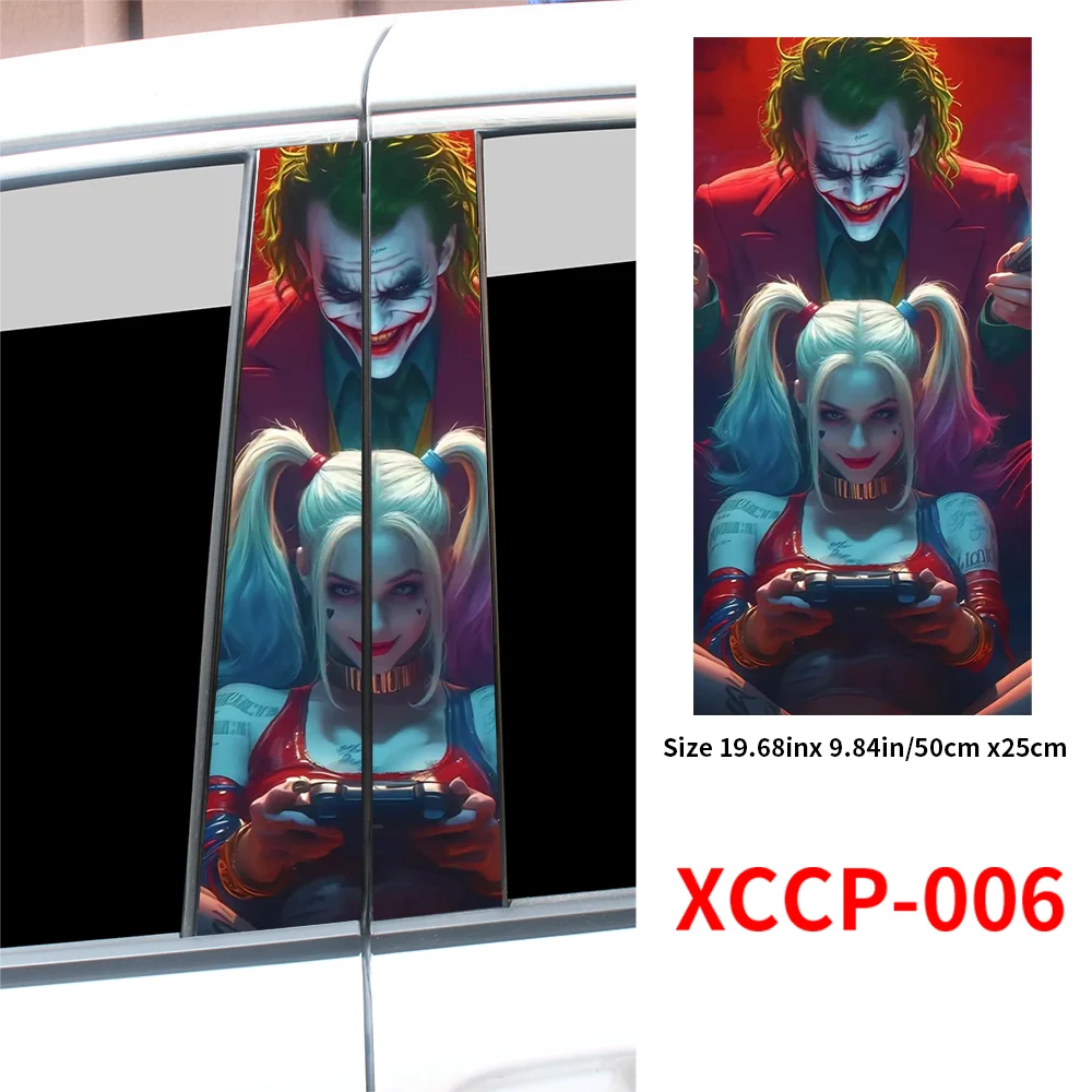 Joker Waterproof Car Door Pillar Vinyl Decals