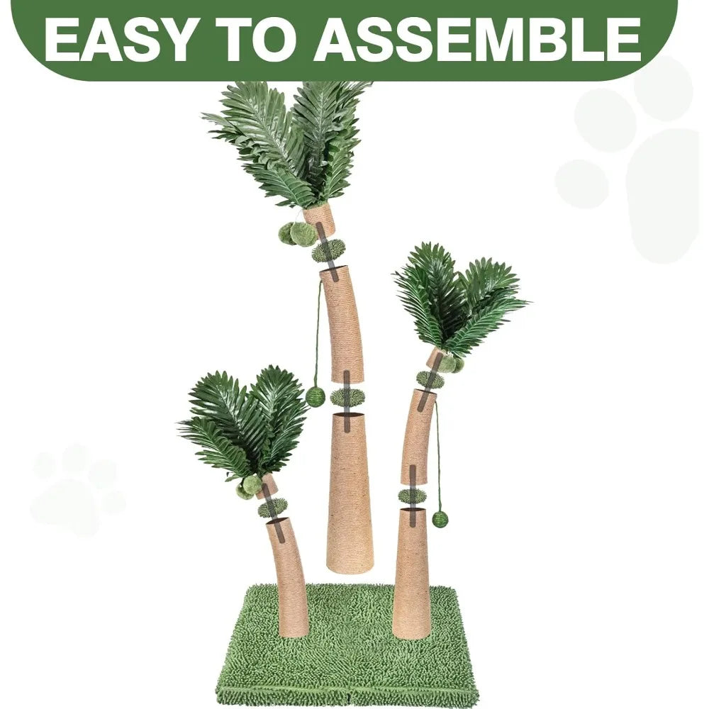40'' Tall Scratching Post Cat Tree