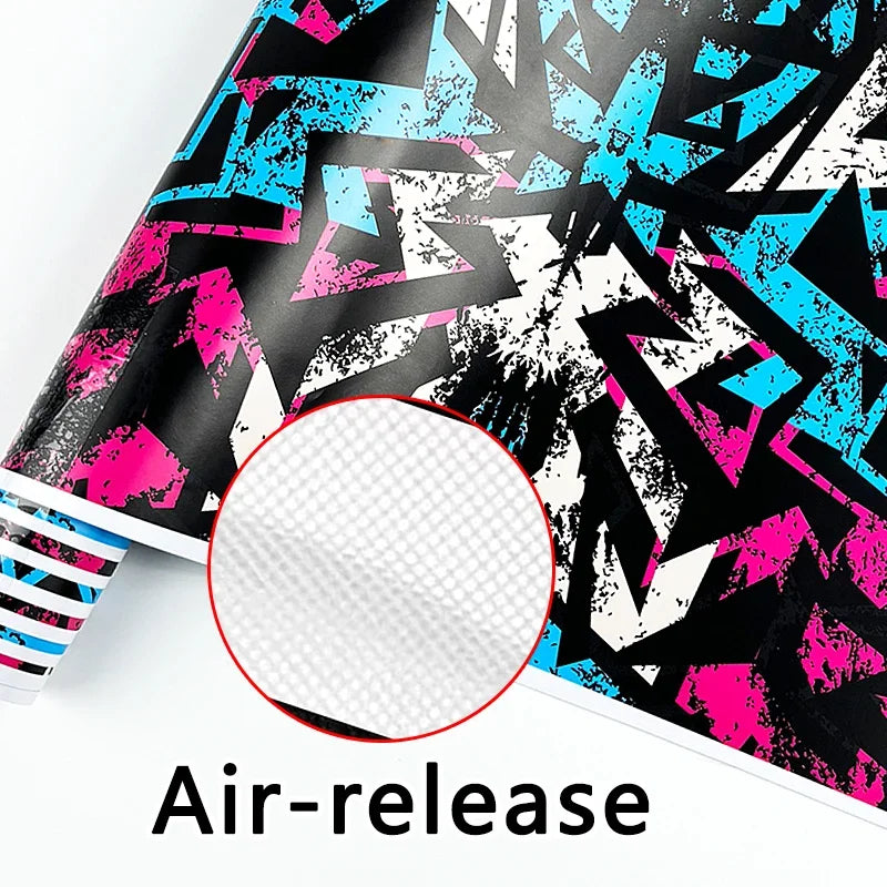 Car Motorcycle Graffiti Waterproof Vinyl Wrapping