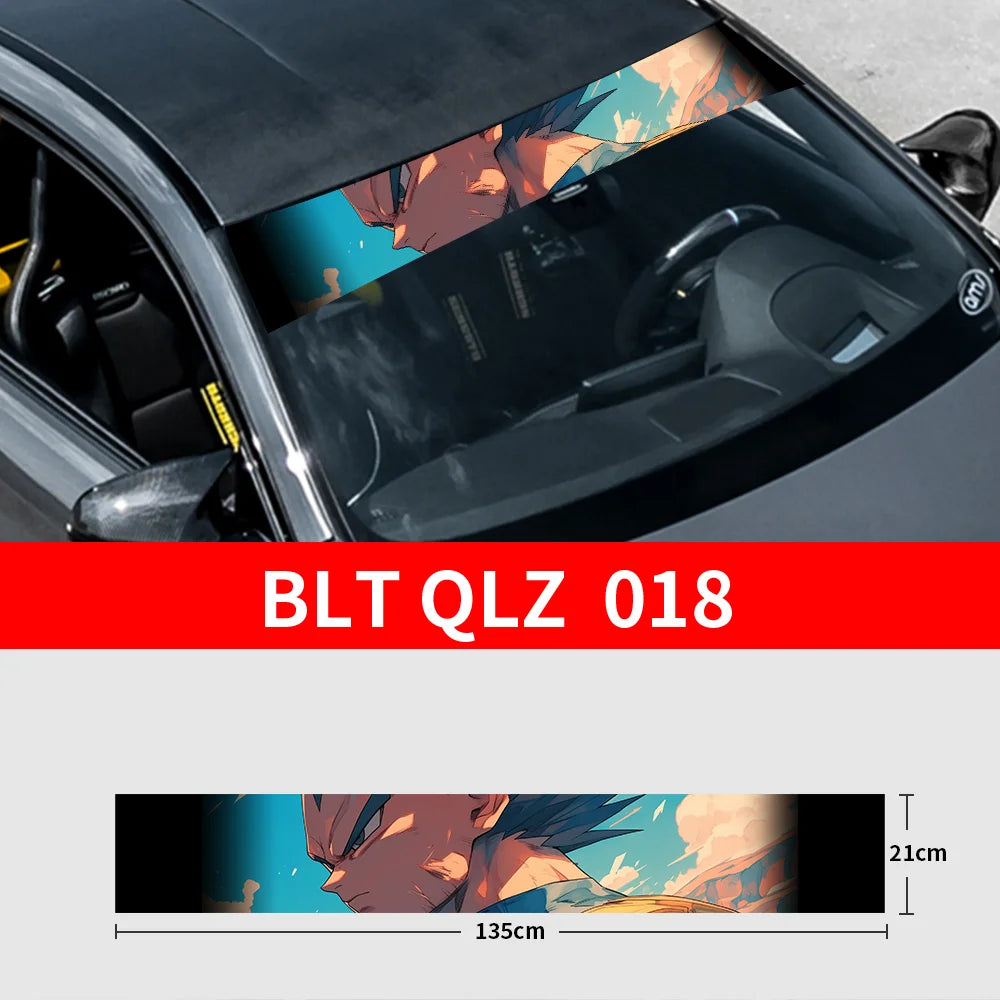 GOKU Front and Rear Decorative Sunshade Decals