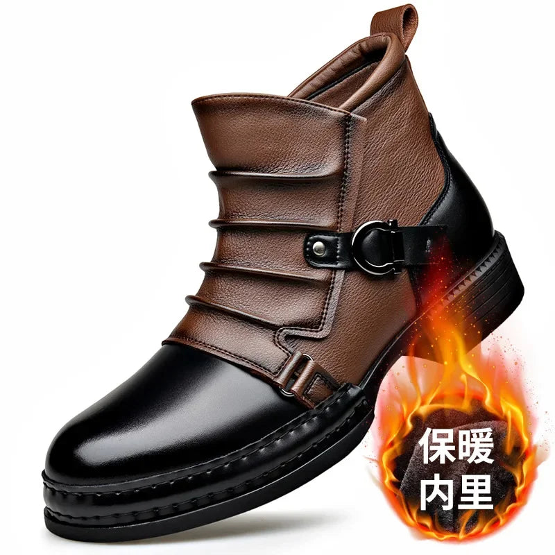 Fashion Casual Zipper Motorcycle Boots New Design