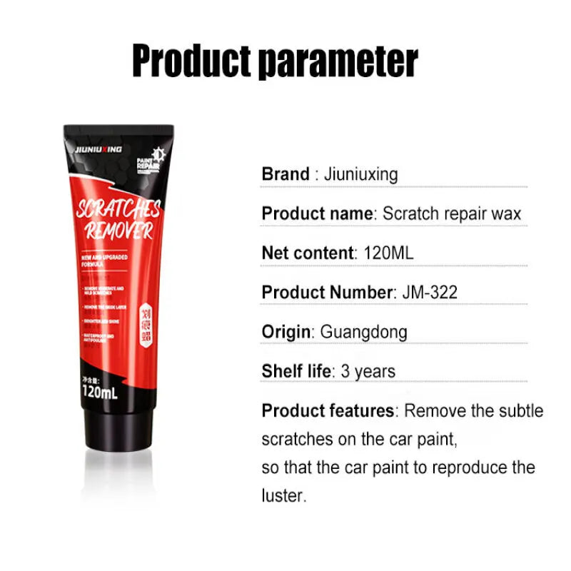 Car scratch remover wax