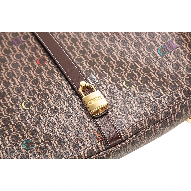 CH Colorful Monogrammed Design Women's Handbag
