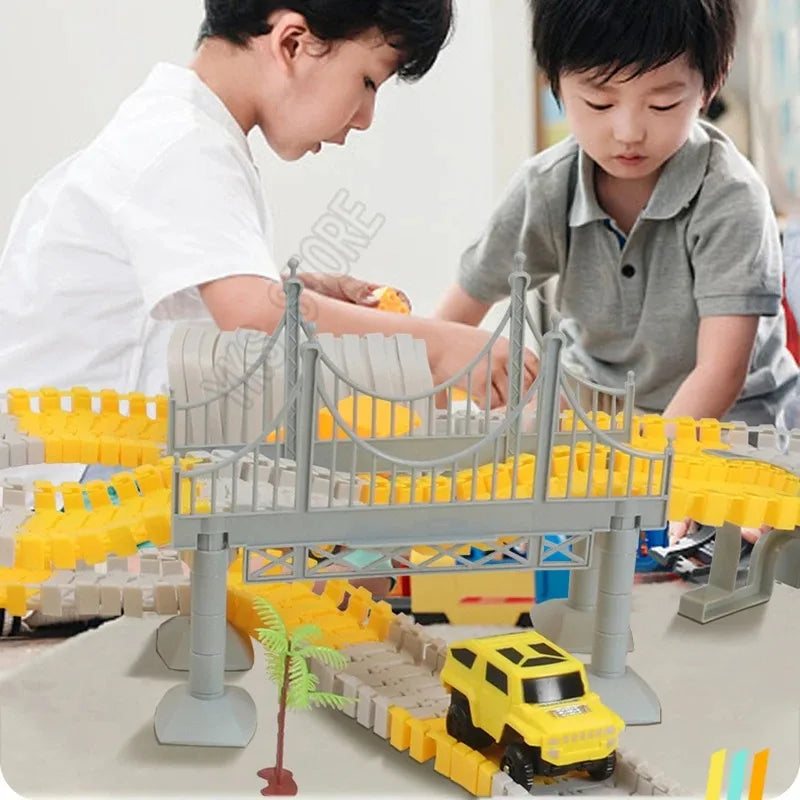 Magic Rail Track Sets Children Electric Track Toy