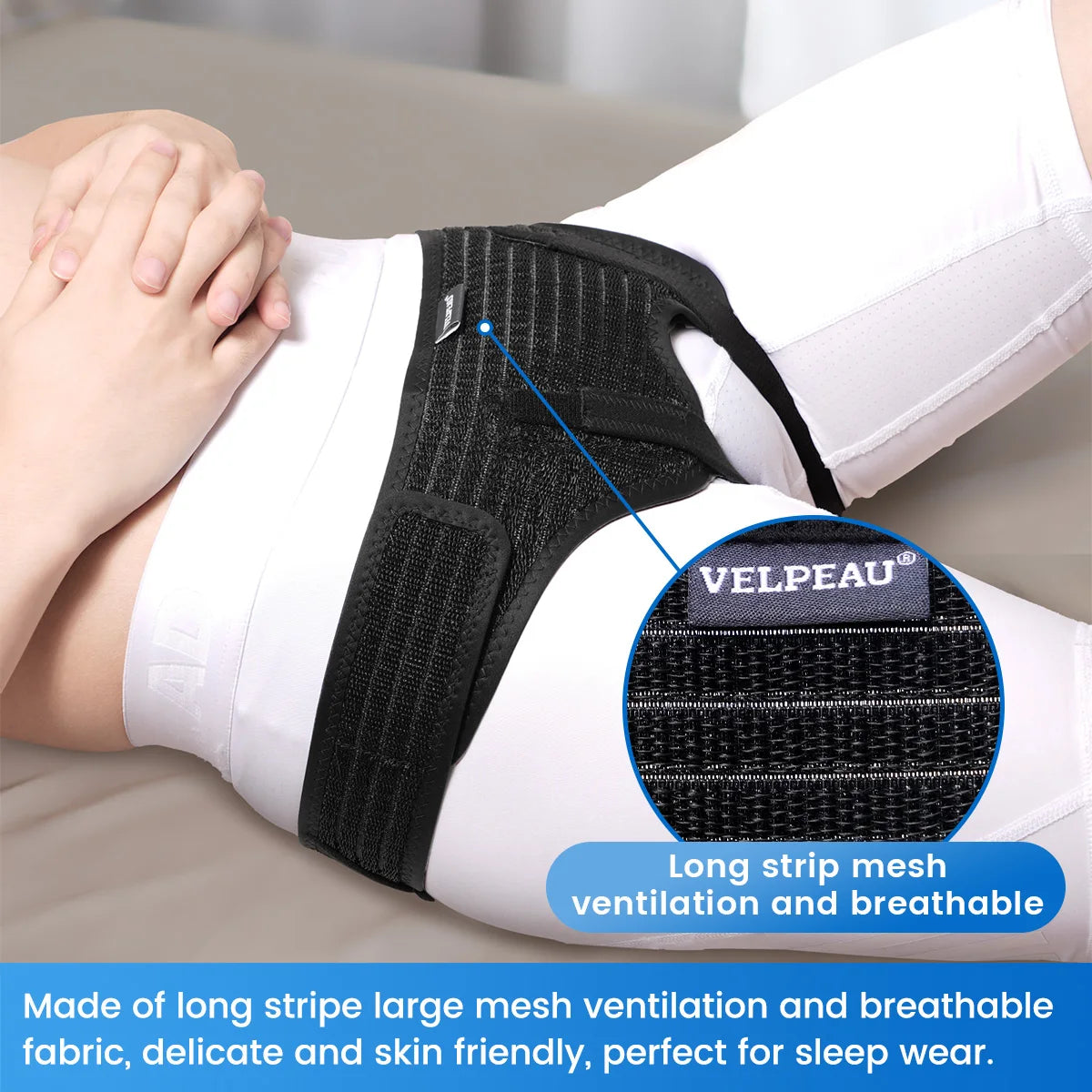 Adjustable Hernia Belt Support with 2 Compression Pads