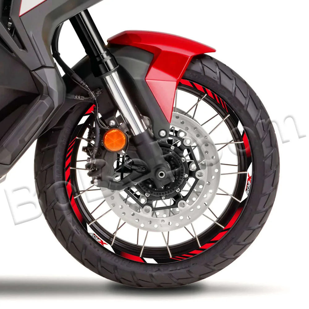 Motorcycle Wheel Stickers 17″15″ inch Rim Reflective Decals