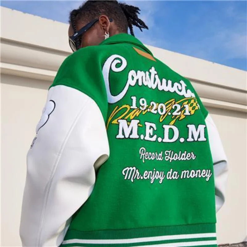Hip Hop Embroidered Jacket