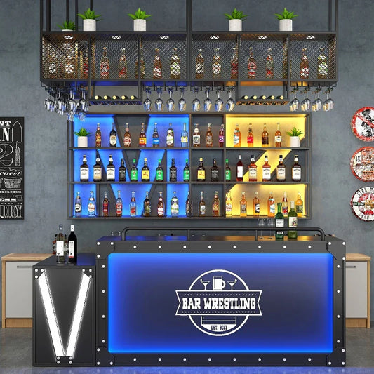 Wall Mounted Liquor Wine Cabinet