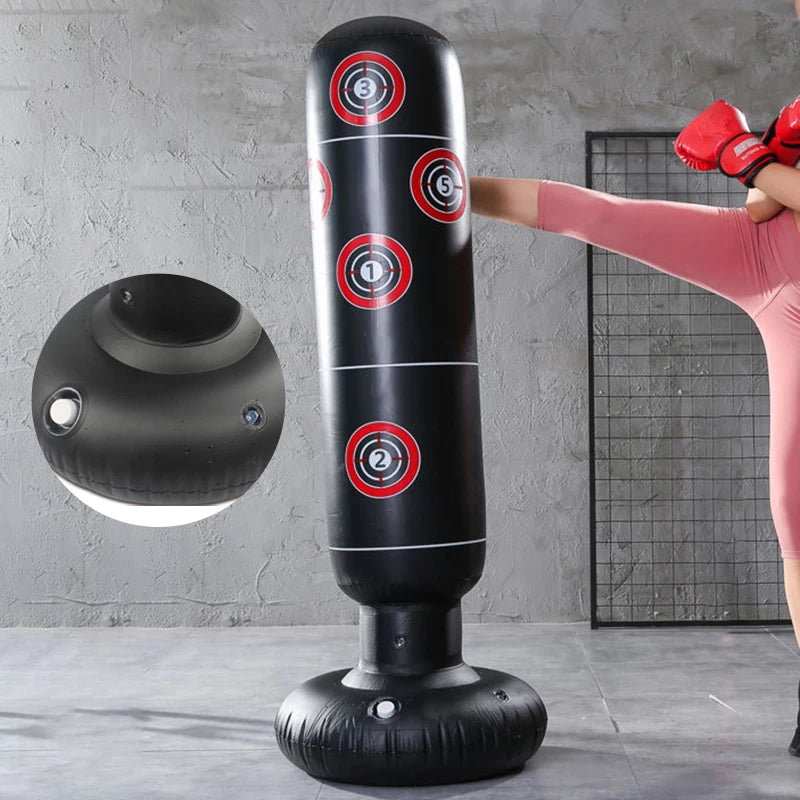 Inflatable Punching Bag PVC Boxing Bag Adults Kids