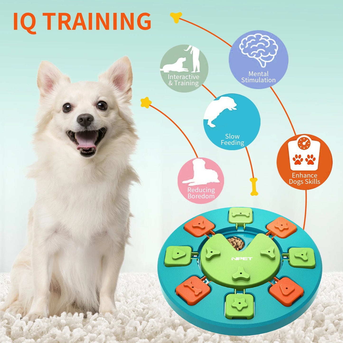 NPET Dog Puzzle Slow Feeder
