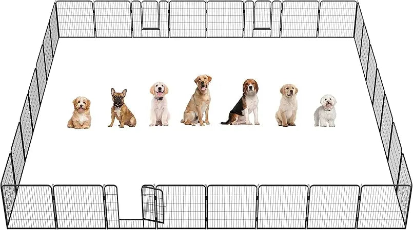 Foldable Metal Pet Playpen Dog Exercise Kennel