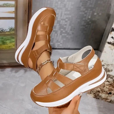 Lightweight Platform Gladiator Sandals