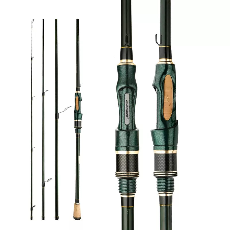 CEMREO Spinning Casting Carbon Fishing Rod 4-5 Sections