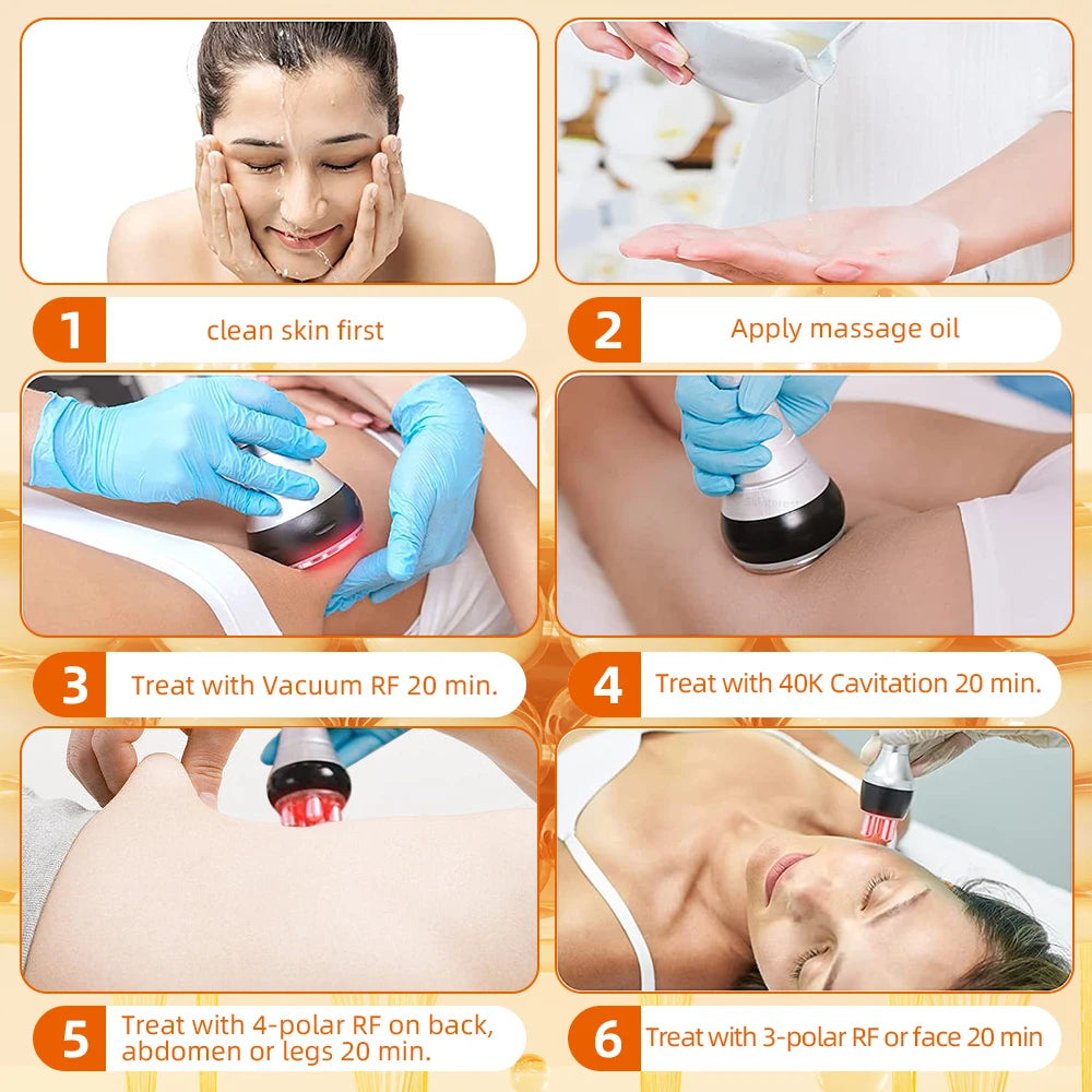 Four-in-One Ultrasonic Slimming Skin Tightening Vacuum