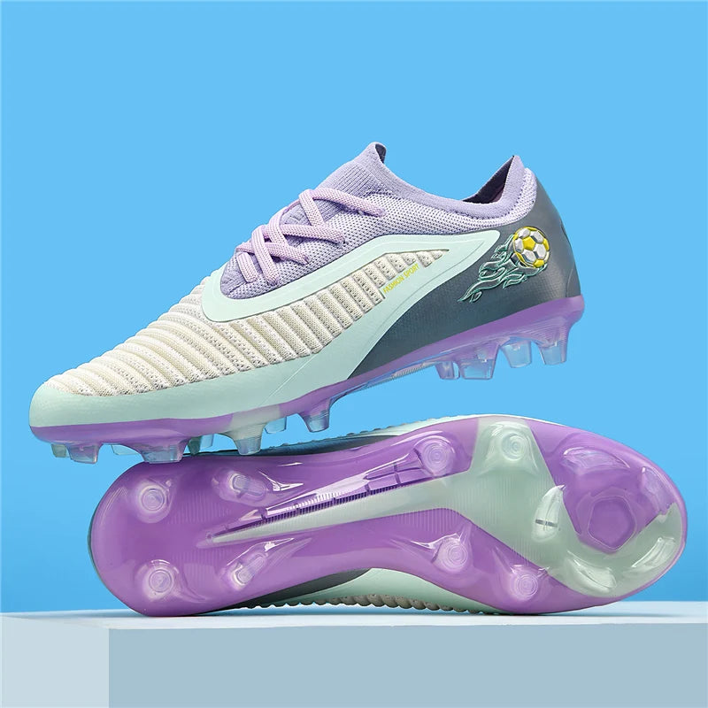 Boys Long Spike Training Cleats Soccer Shoes