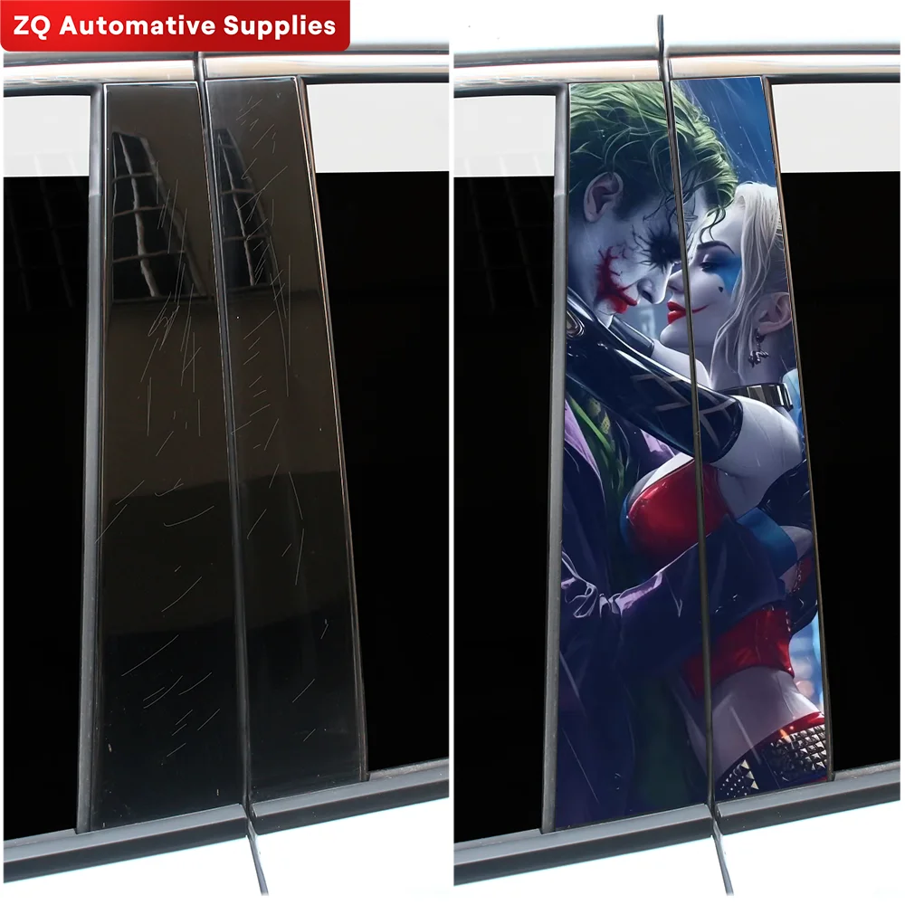 Joker Waterproof Car Door Pillar Vinyl Decals