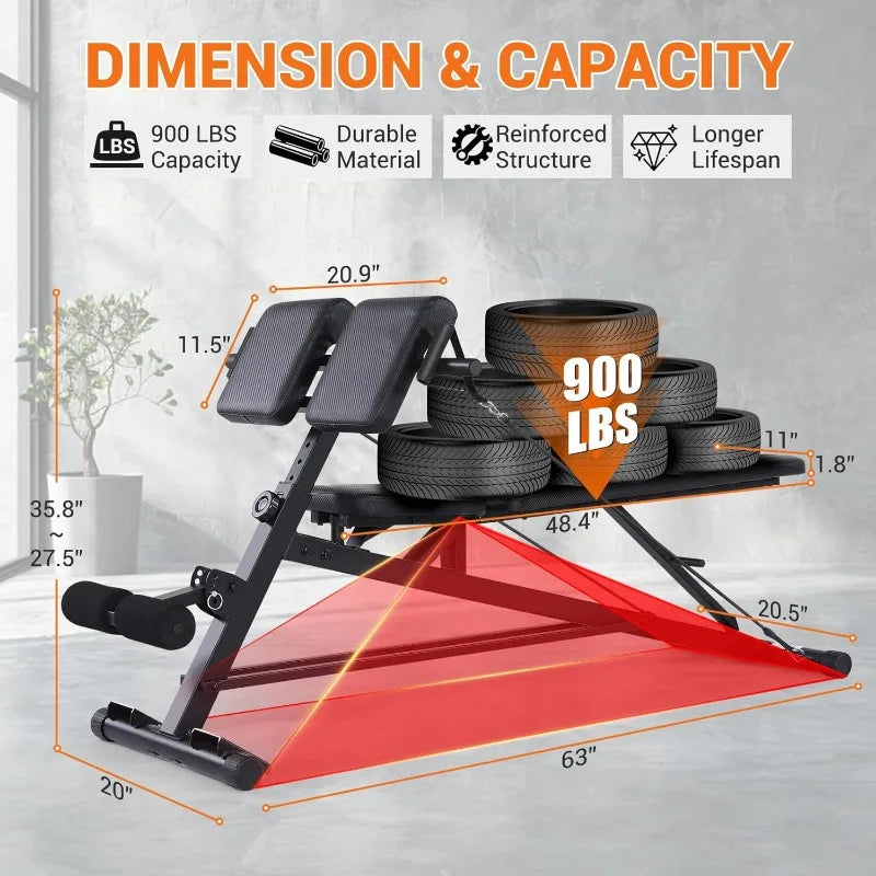 900LBS Adjustable Workout Bench