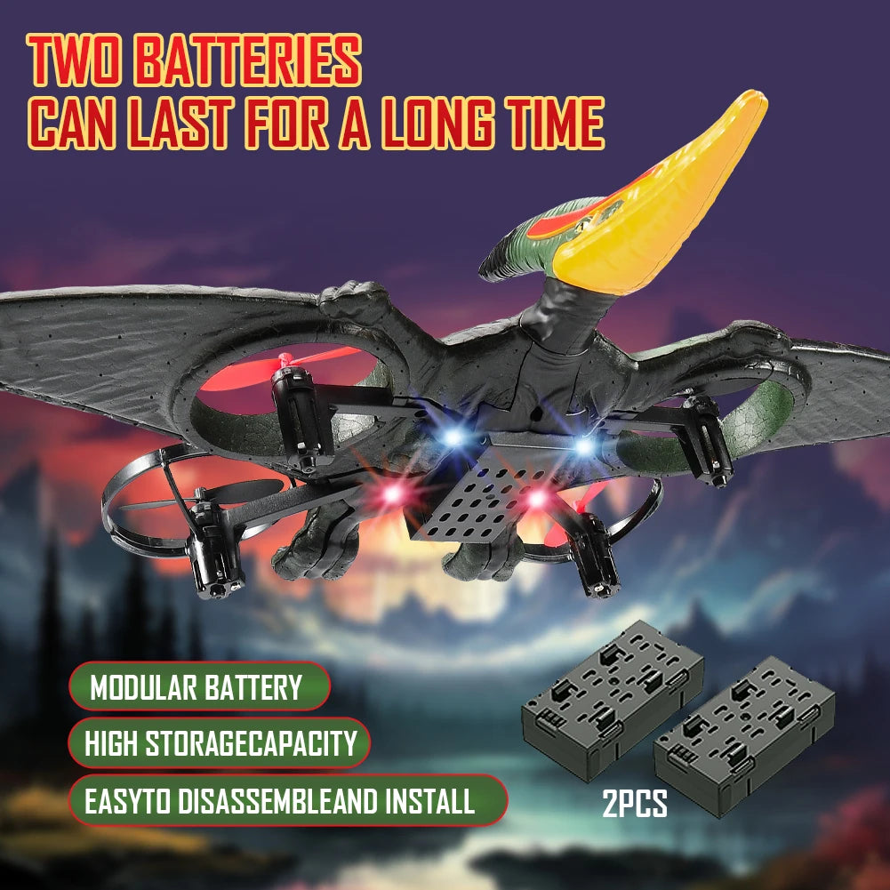 Pterosaur RC Foam Dragon Airplane 360 Degree Rotation One Click Take Off