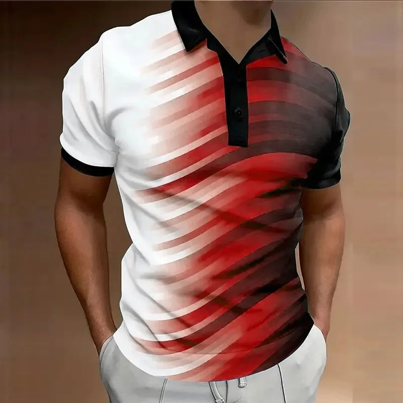 Gradient Men's Fashion Polo