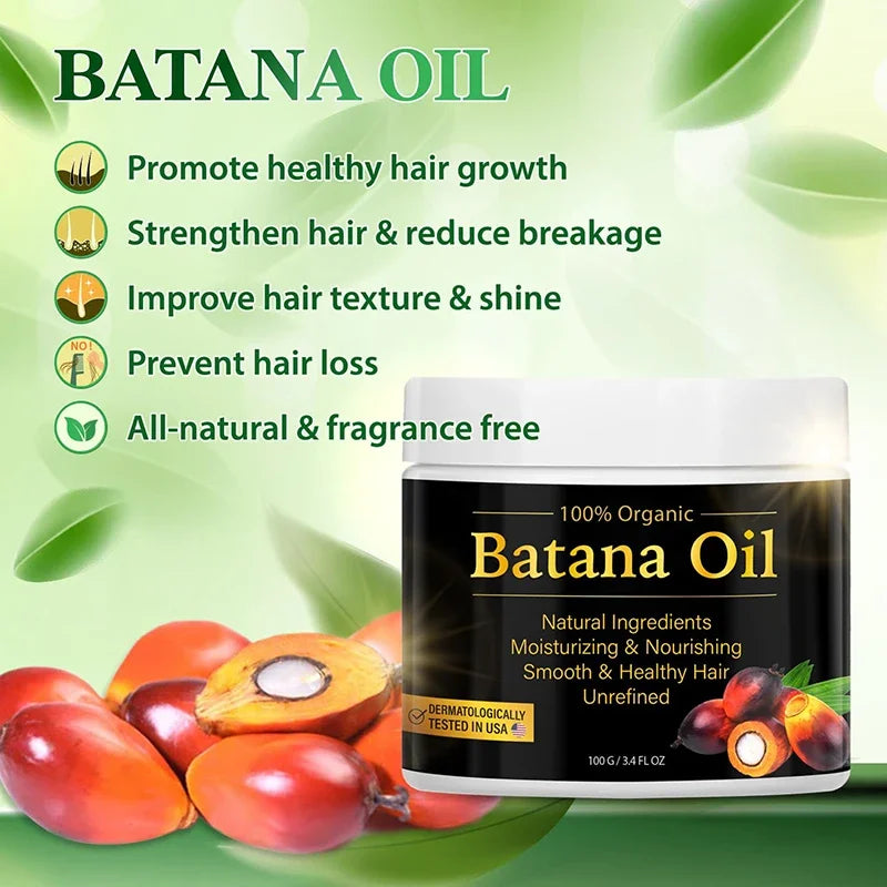 100% Raw Batana Oil for Hair Growth Organic