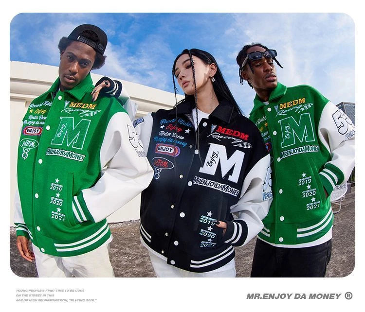 Hip Hop Embroidered Jacket
