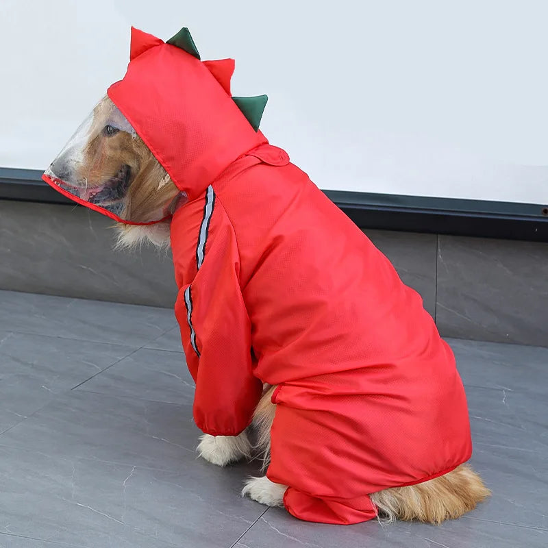 Fashion 3D Dinosaur Frog Style Raincoats
