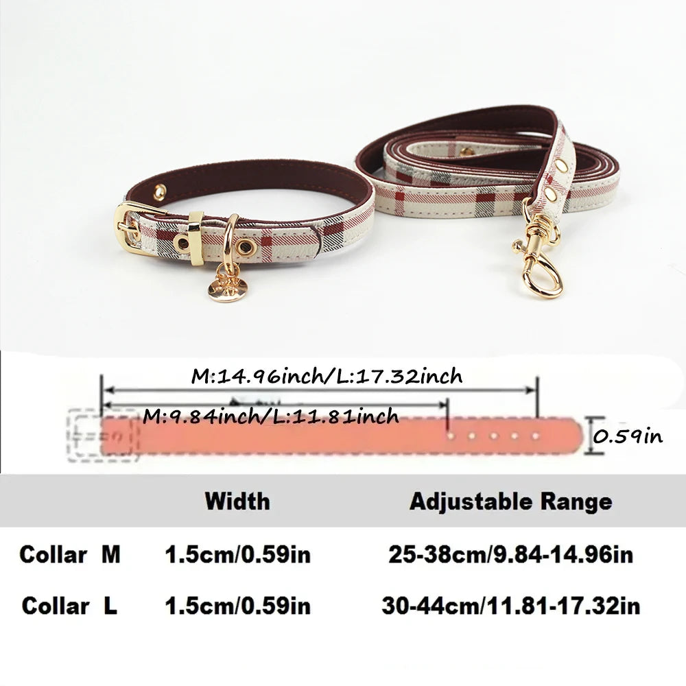 Fashion Leather Pet Supplies Collars for Medium Dogs