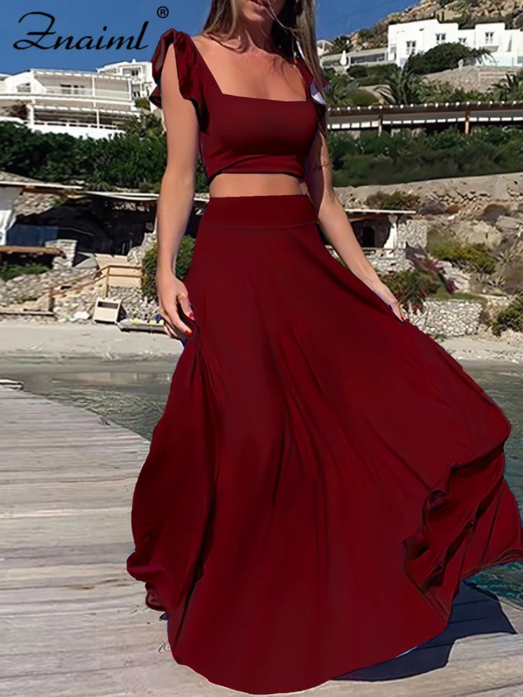 Elegant Two 2 Piece Evening Outfit