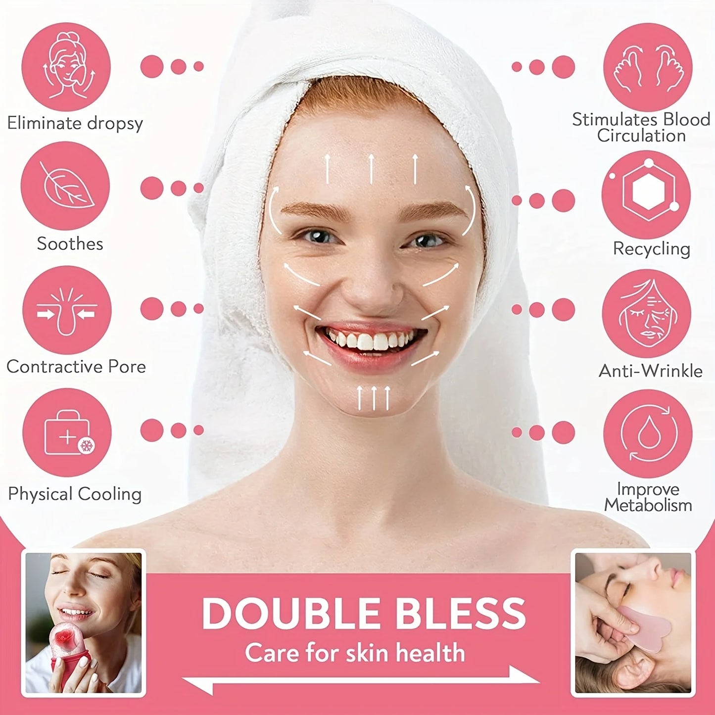 Reusable Ice Face Roller Skincare Tool