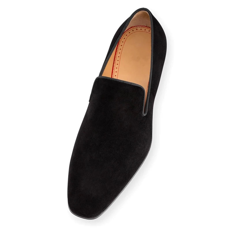 Red Bottom Loafers Slip-On