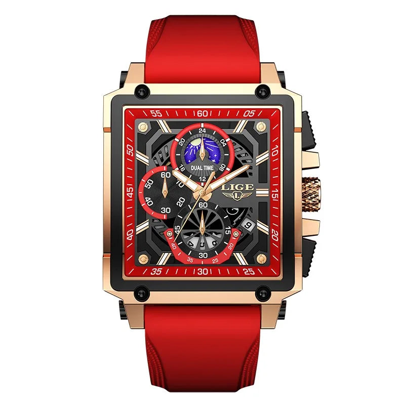 Chronograph Waterproof Square Mans Watch